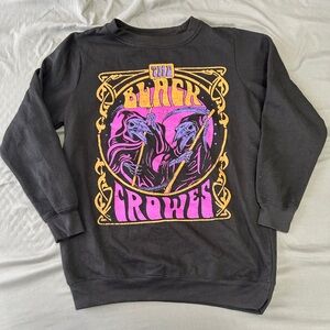 Graphic Sweatshirt - Black and Purple